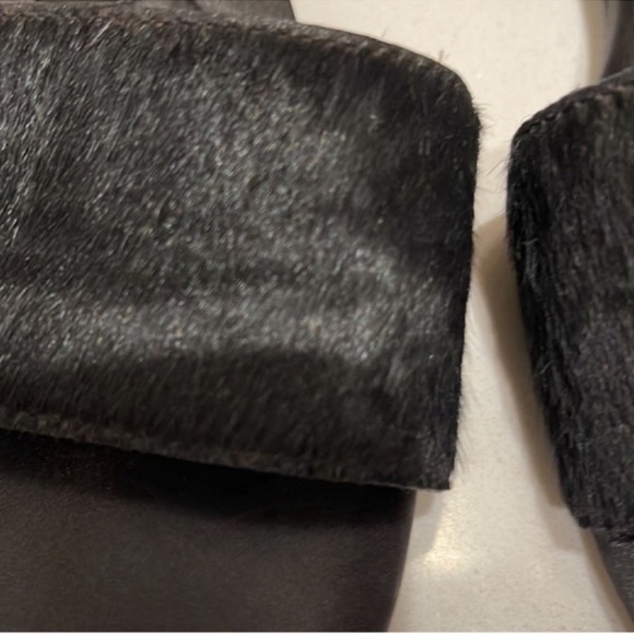 Birdies Sparrow Jet Black Calfhair Sandal s 8.5 - Picture 4 of 6